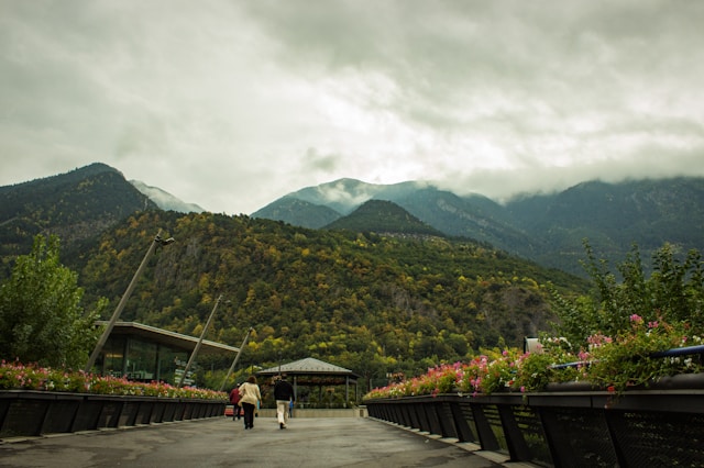 Plaça del Poble in Andorra la Vella, Andorra