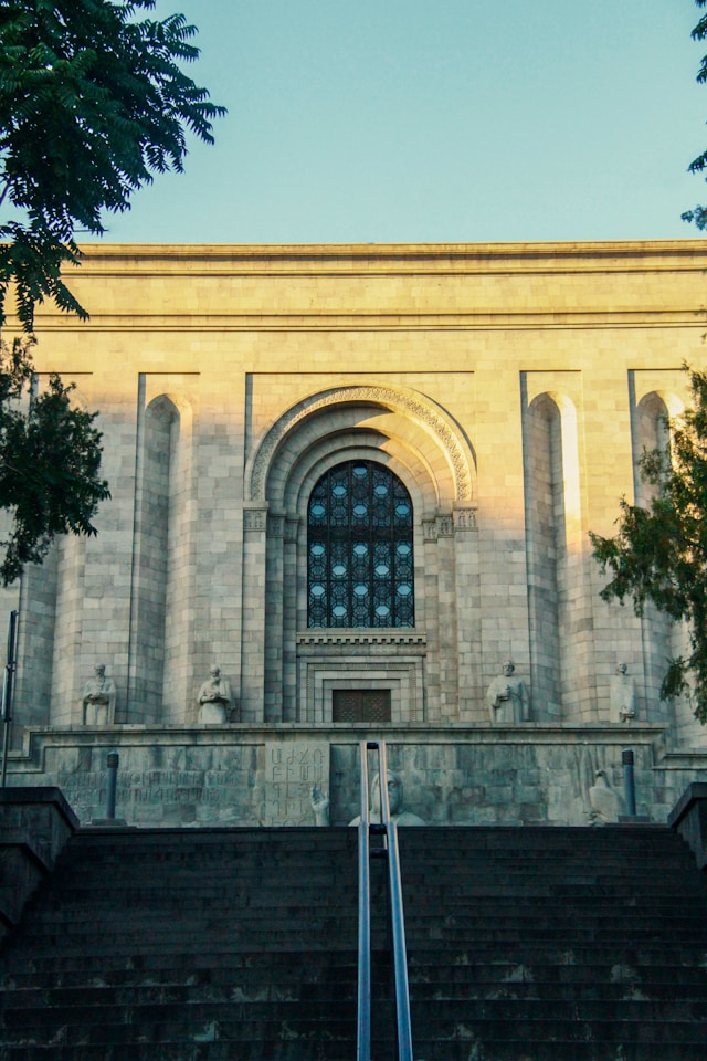 Matenadaran (Mesrop Mashtots Institute of Ancient Manuscripts) in Yerevan, Armenia