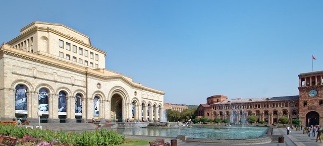 Republic Square in Yerevan, Armenia