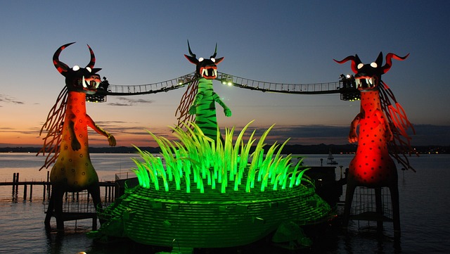 Seebühne (Lake Stage) in Bregenz, Austria