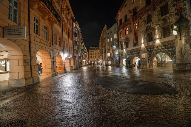 Altstadt (Old Town) in Innsbruck, Austria