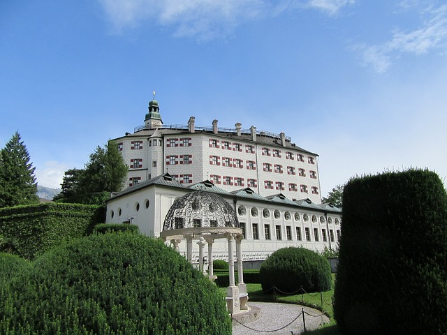 Ambras Castle in Innsbruck, Austria