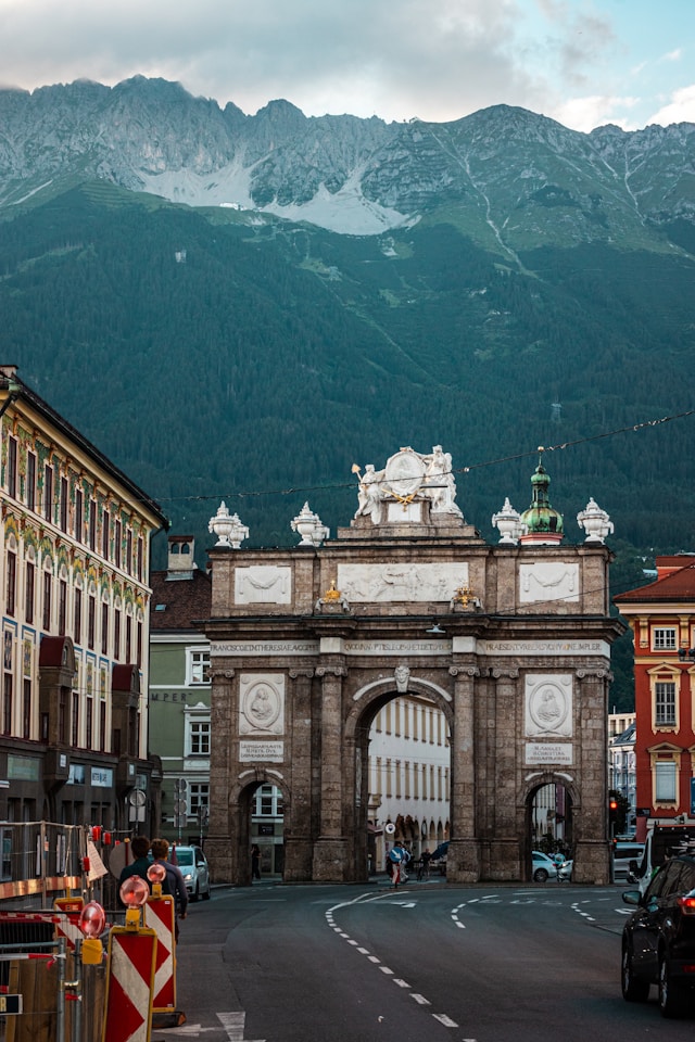 Innsbrucker Tor (Innsbruck Gate) in Innsbruck, Austria