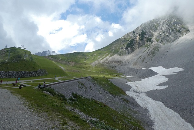Nordkette Mountain Range in Innsbruck, Austria