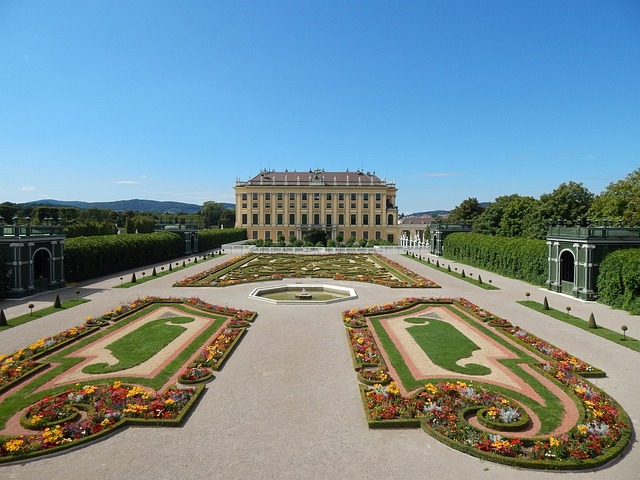 Schönbrunn Palace in Vienna, Austria