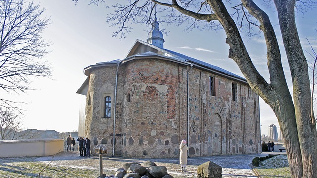Kalozha Church of Saints Boris and Gleb in Hrodna (Grodno), Belarus