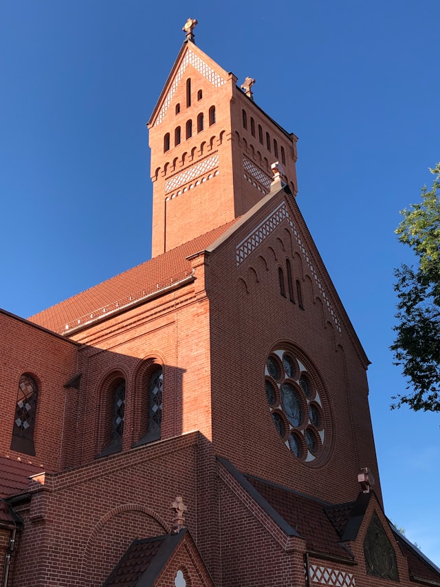 Church of Saints Simon and Helena (Red Church) in Minsk, Belarus