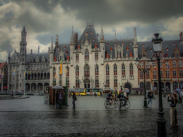 Burg Square in Bruges, Belgium