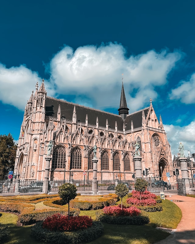 Sablon District in Brussels, Belgium