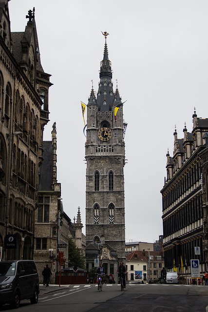 Belfry of Ghent in Ghent, Belgium