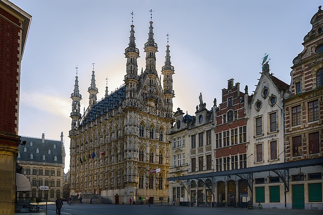 Leuven Town Hall in Leuven, Belgium
