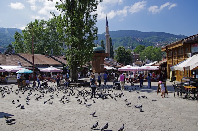 Bašcaršija in Sarajevo, Bosnia and Herzegovina