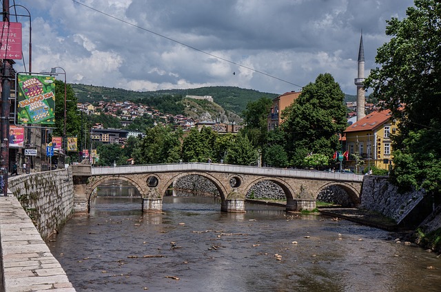 Latin Bridge in Sarajevo, Bosnia and Herzegovina