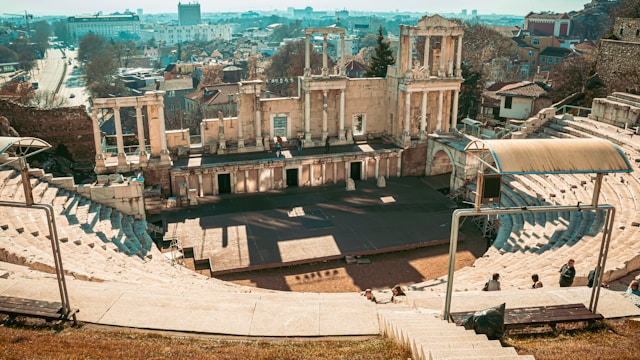 Ancient Theatre of Philippopolis in Plovdiv, Bulgaria