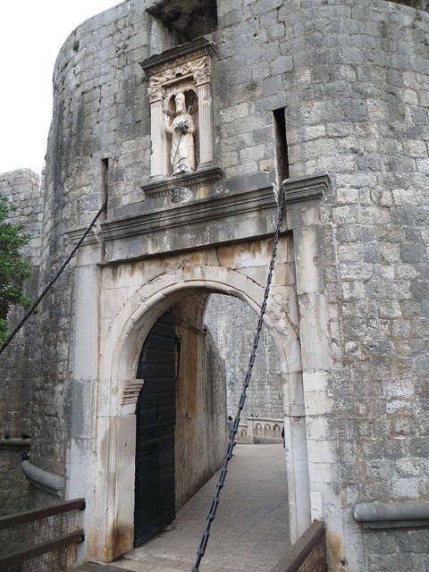 Pile Gate in Dubrovnik, Croatia