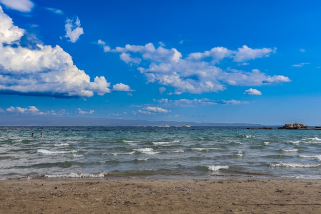 Bacvice Beach in Split, Croatia