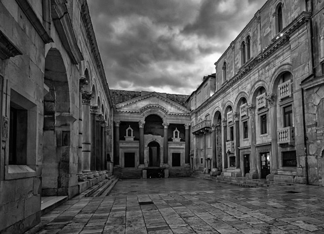 Diocletian's Palace in Split, Croatia