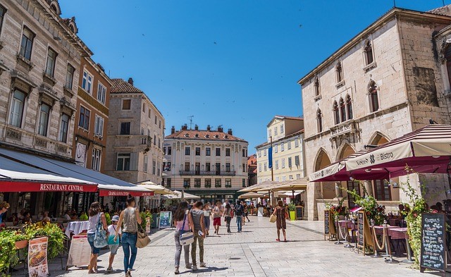 People's Square in Split, Croatia