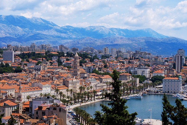 Riva Promenade in Split, Croatia