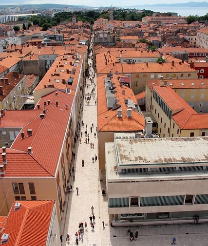 Kalelarga in Zadar, Croatia