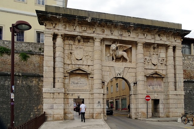 Land Gate in Zadar, Croatia
