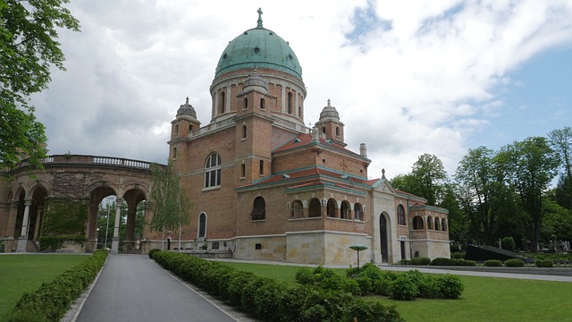 Mirogoj Cemetery in Zagreb, Croatia