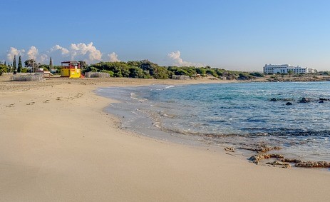 Landa Beach in Ayia Napa, Cyprus