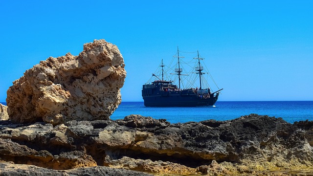 The Black Pearl Pirate Boat in Ayia Napa, Cyprus