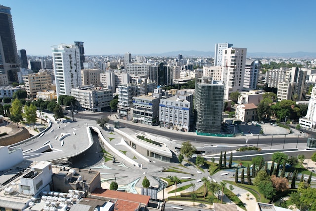 Liberty Square in Nicosia, Cyprus