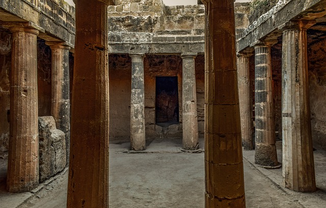 Tombs of the Kings in Paphos, Cyprus