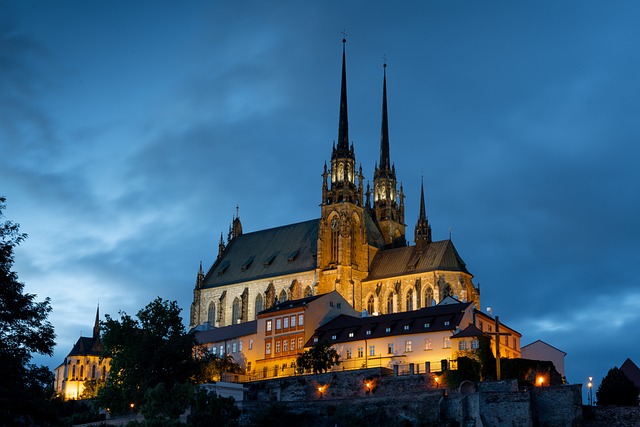 Cathedral of St. Peter and Paul in Brno, Czech Republic