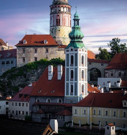 Saint Jošt Church in Cesky Krumlov, Czech Republic