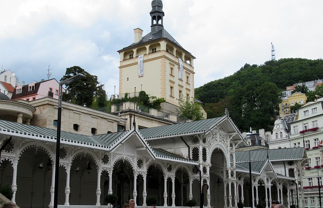 Castle Colonnade in Karlovy Vary, Czech Republic