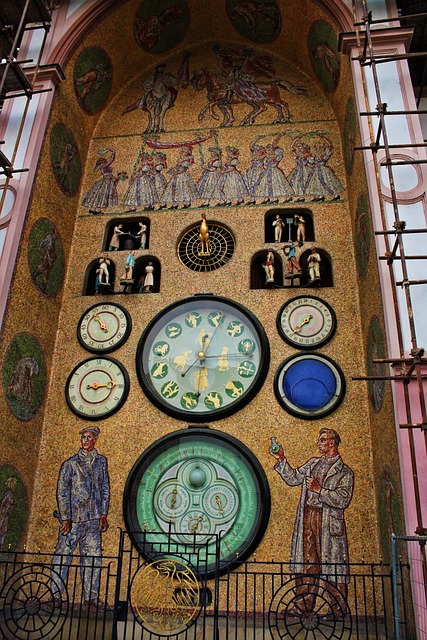 Astronomical Clock in Olomouc, Czech Republic
