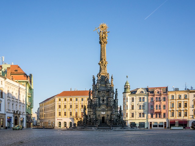 Holy Trinity Column in Olomouc, Czech Republic
