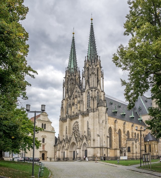 Saint Wenceslas Cathedral in Olomouc, Czech Republic