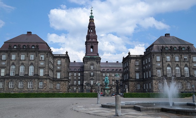 Christiansborg Palace in Copenhagen, Denmark