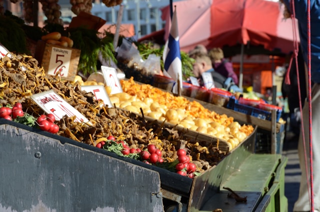 Market Square in Helsinki, Finland