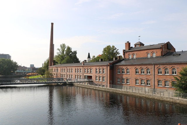 Finlayson Industrial Area in Tampere, Finland