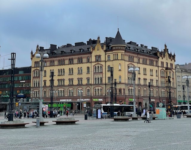 Keskustori Square in Tampere, Finland