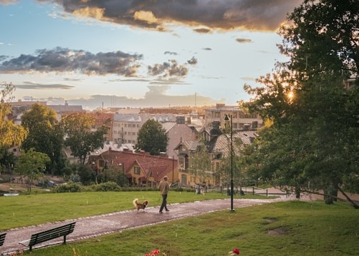 Puolala Park (Puolalanpuisto) in Turku, Finland