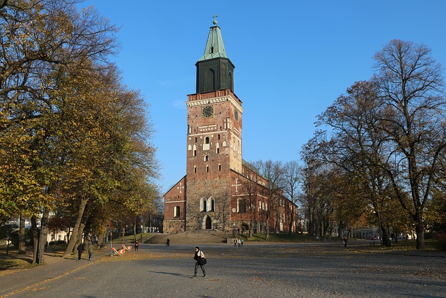 Turku Cathedral in Turku, Finland