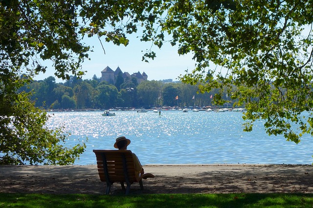 Jardins de l'Europe in Annecy, France