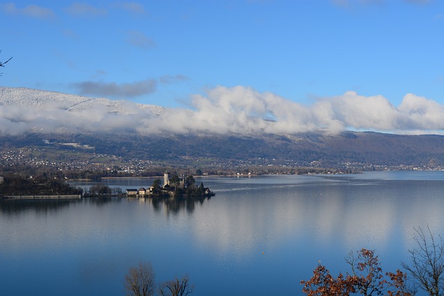 Lake Annecy in Annecy, France
