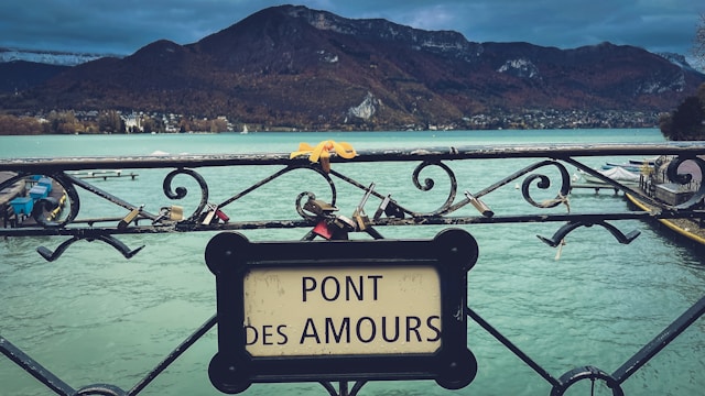 Pont des Amours in Annecy, France