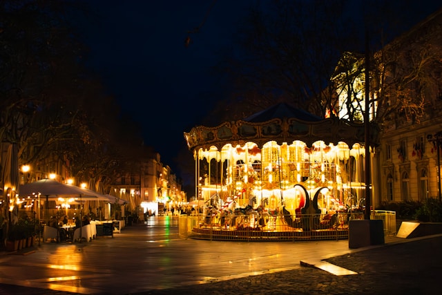 Place de l'Horloge in Avignon, France
