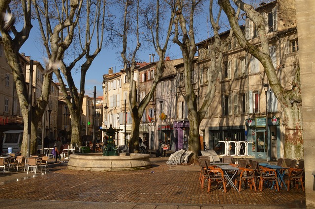 Rue des Teinturiers in Avignon, France