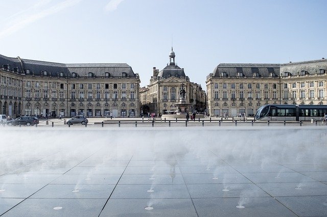 Place de la Bourse in Bordeaux, France