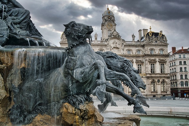 Place des Terreaux in Lyon, France
