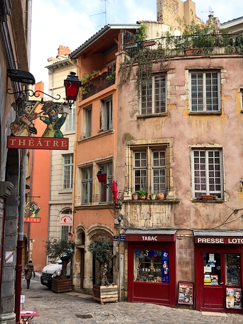 Vieux Lyon in Lyon, France